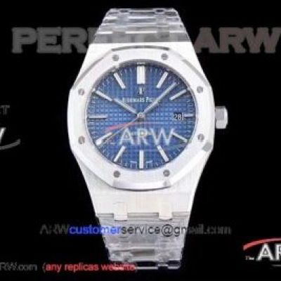 JF Factory Audemars Piguet Royal Oak 41MM Cal.3120 Watches Review - 15400 316L Steel Case Blue Dial Steel Band